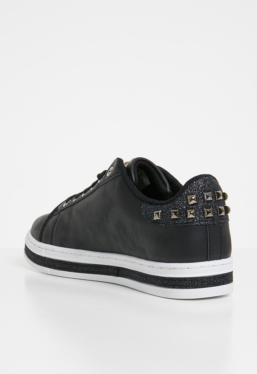 Miss Black - Amina lace up sneakers - black
