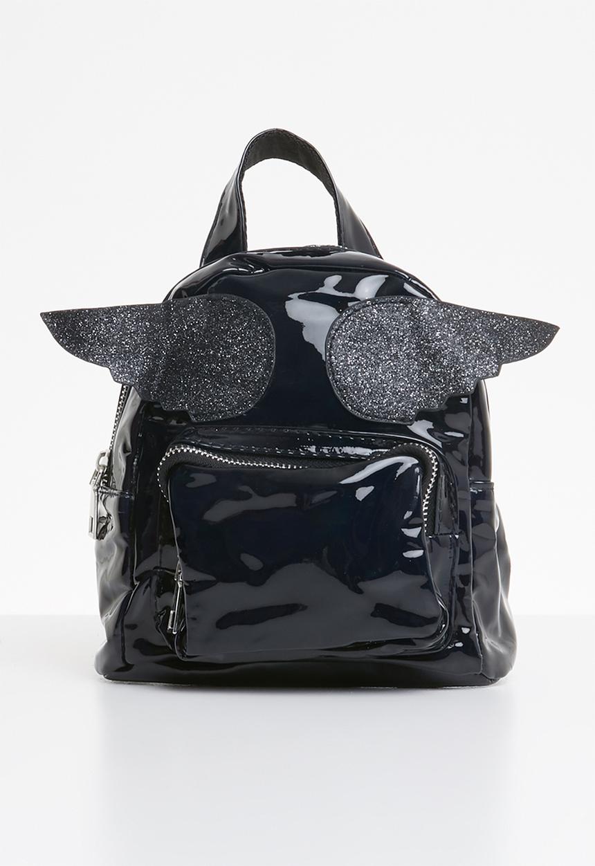 Pop Candy - Angel wings backpack - black