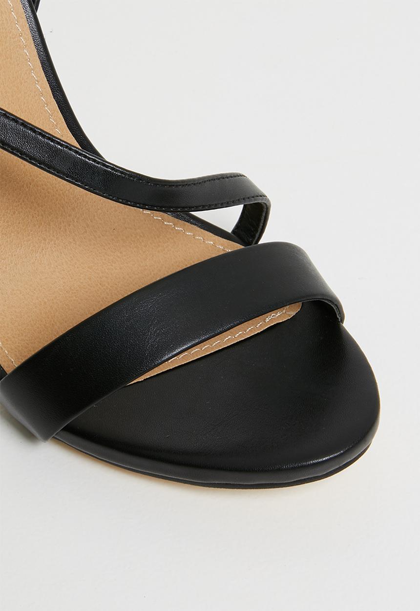 Madison® - Ankle strap heels - black