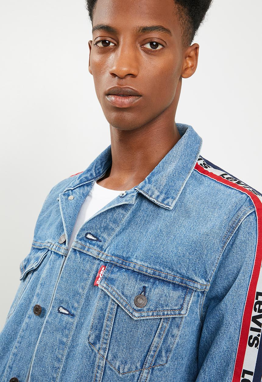 Levi’s® - Sportswear trucker - blue & red 