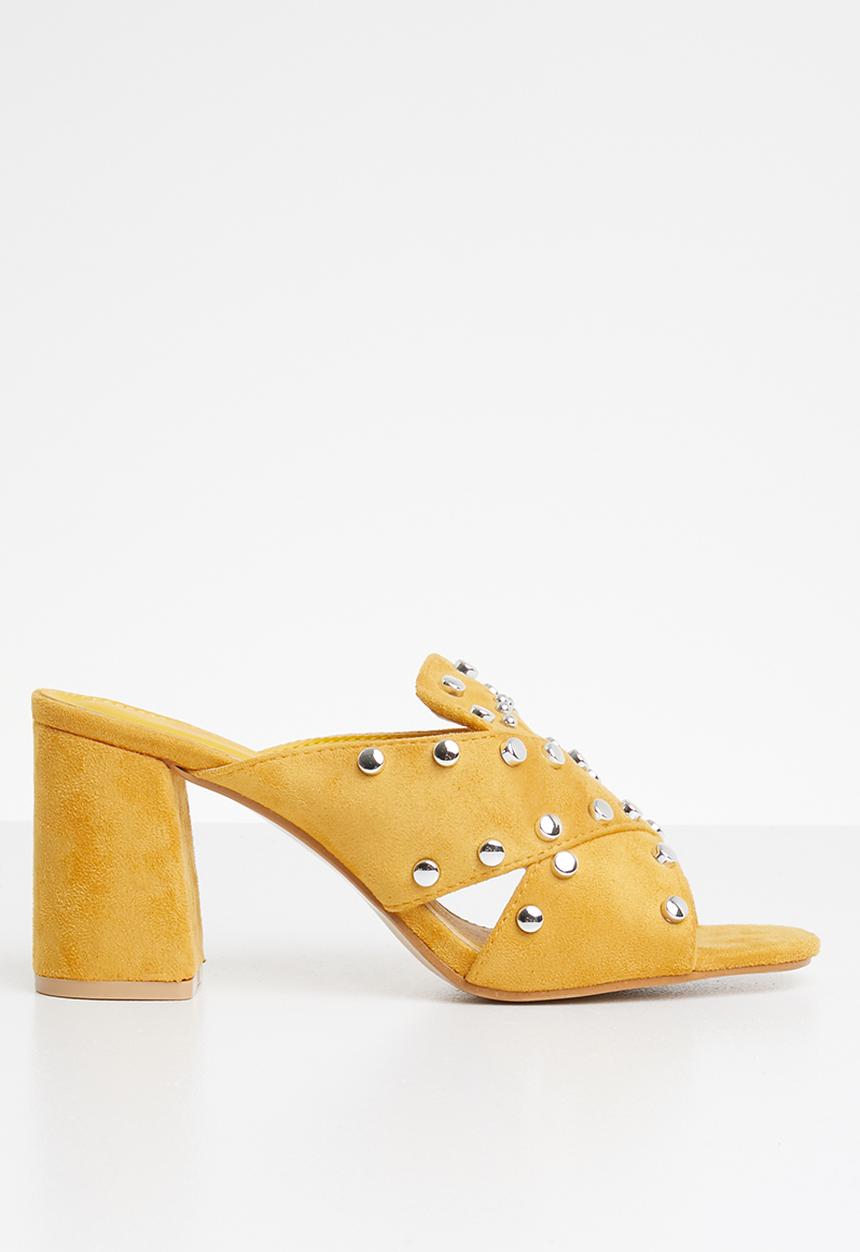 Dolce Vita - Bellagio studded mules - yellow