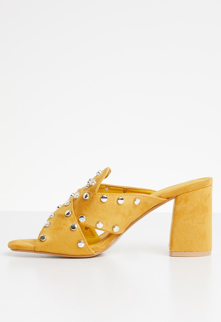 Dolce Vita - Bellagio studded mules - yellow