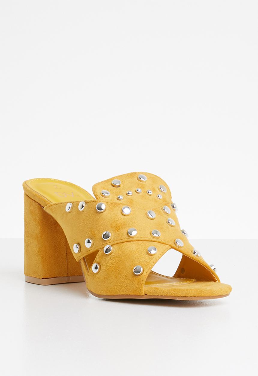 Dolce Vita - Bellagio studded mules - yellow