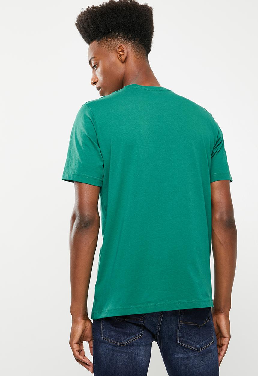 Diesel  - T-just pocket crew short sleeve T-shirt - green
