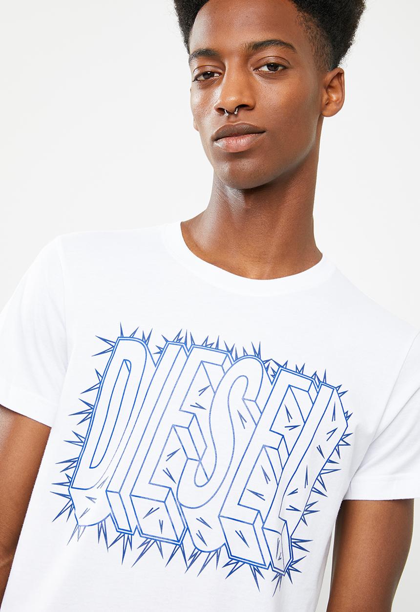 Diesel  - Diego logo T-shirt - white 