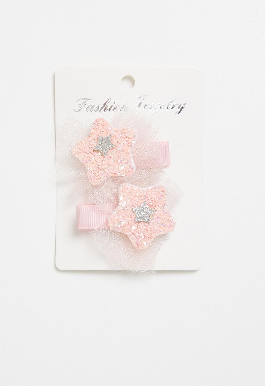 Pop Candy - Heart detailed hair clip - pink
