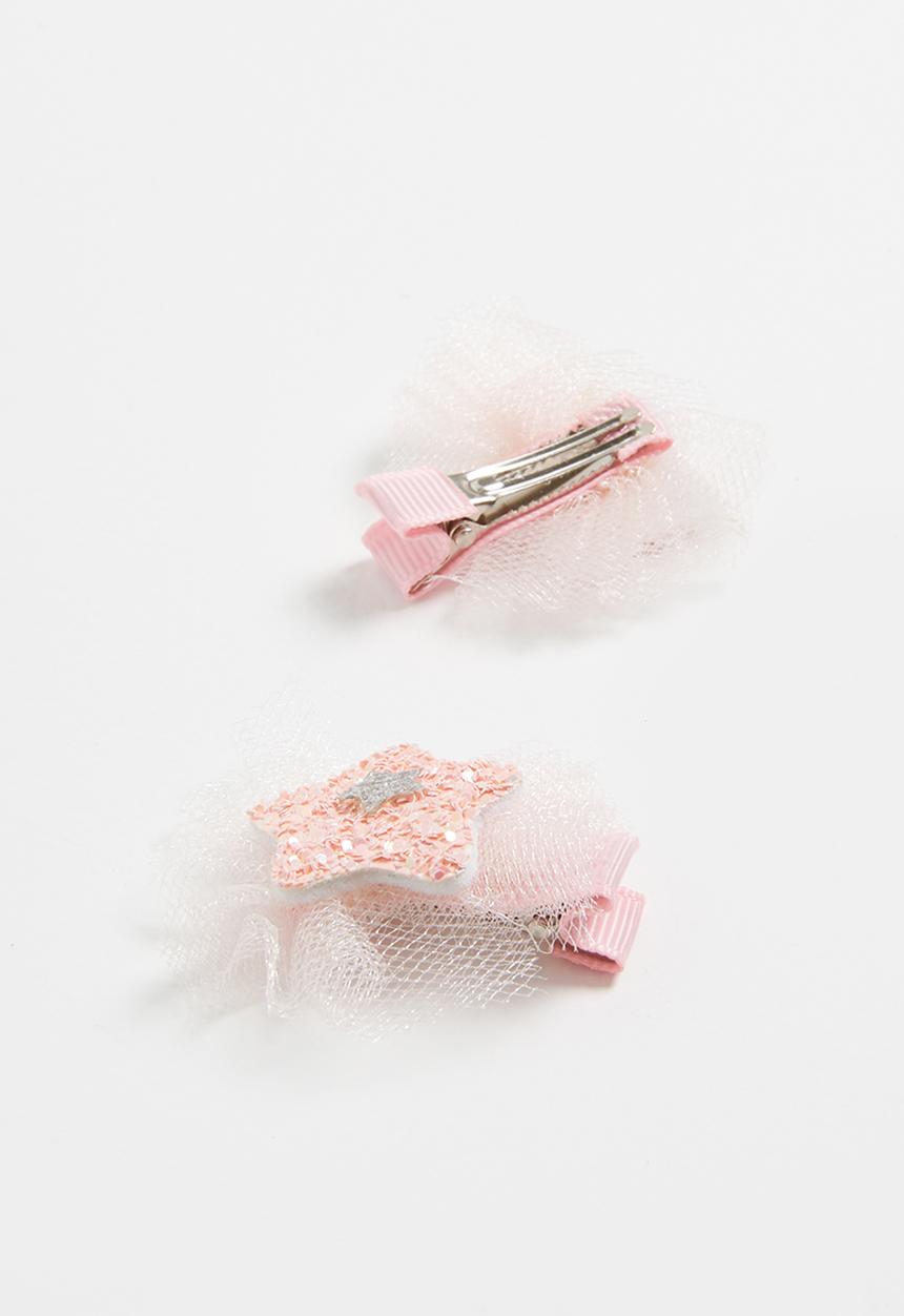 Pop Candy - Heart detailed hair clip - pink