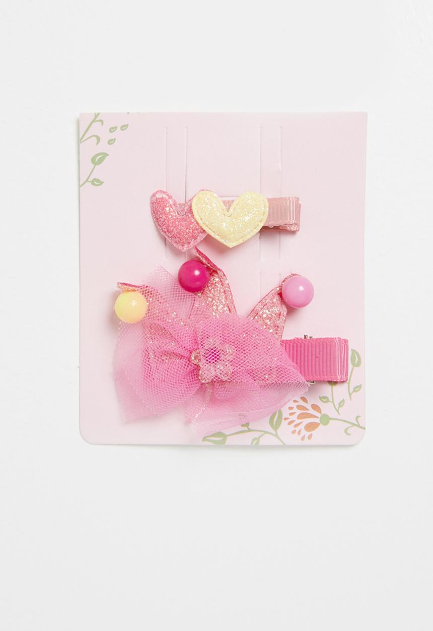 Pop Candy - Glitter detailed hair clip - pink