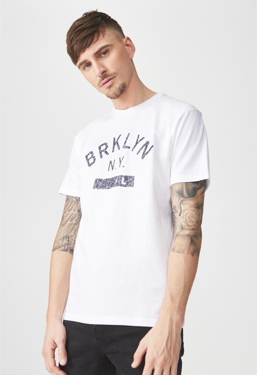 Cotton On - Tbar short sleeve tee  - white
