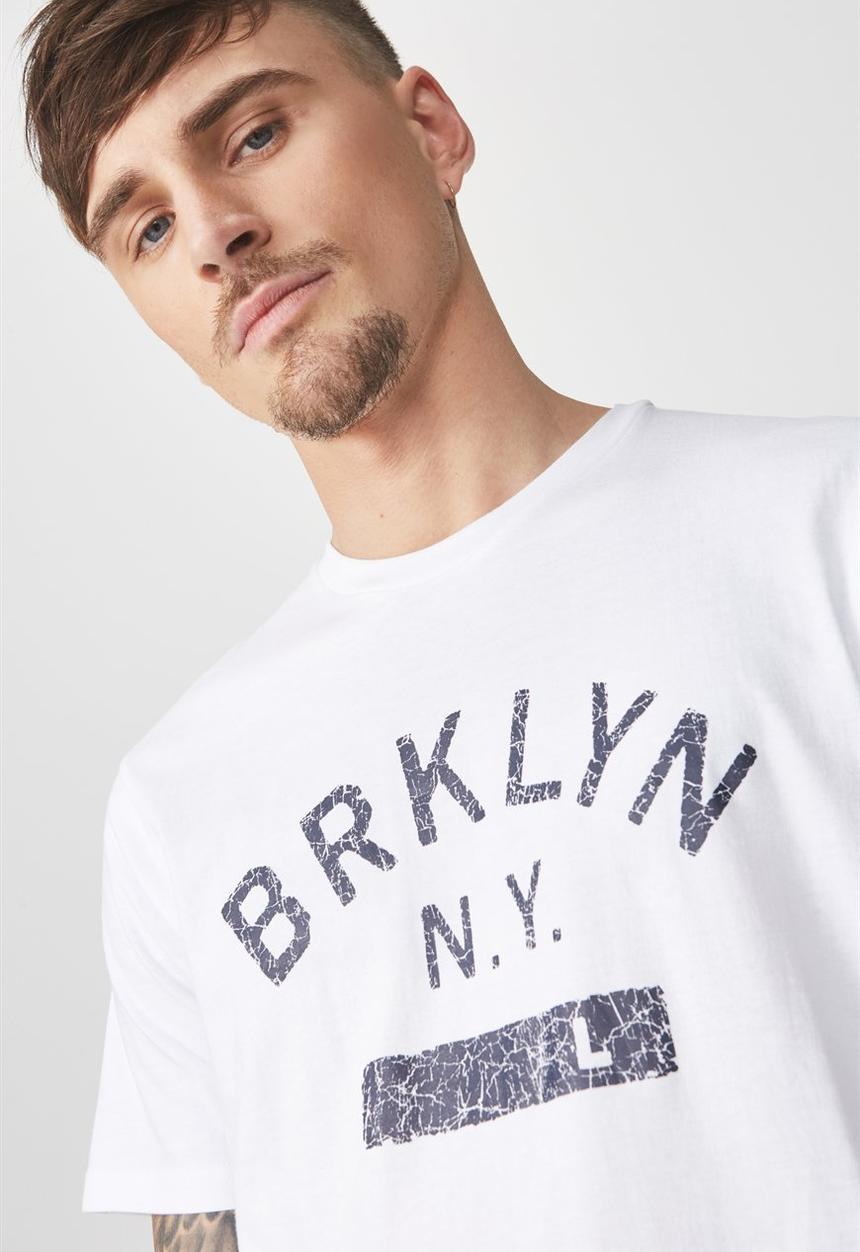Cotton On - Tbar short sleeve tee  - white