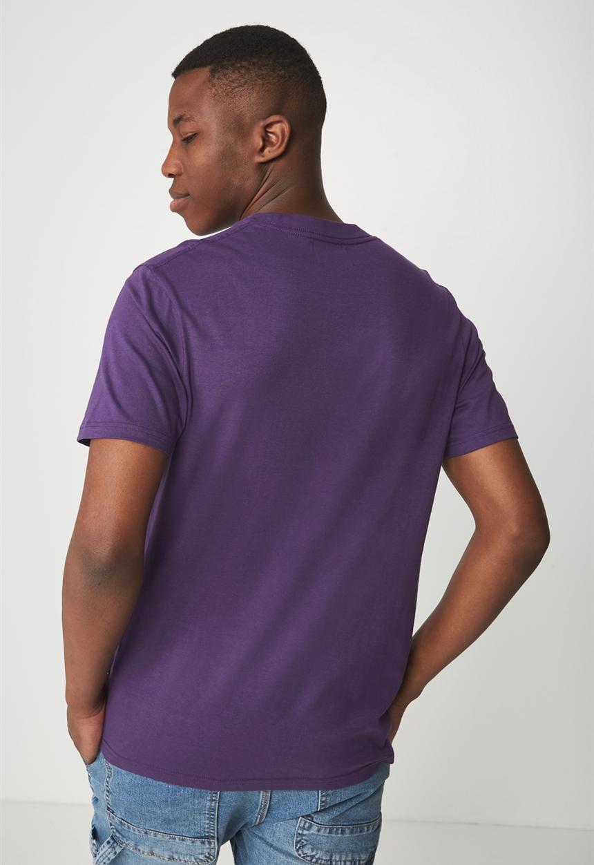 Cotton On - Tbar short sleeve tee  - purple