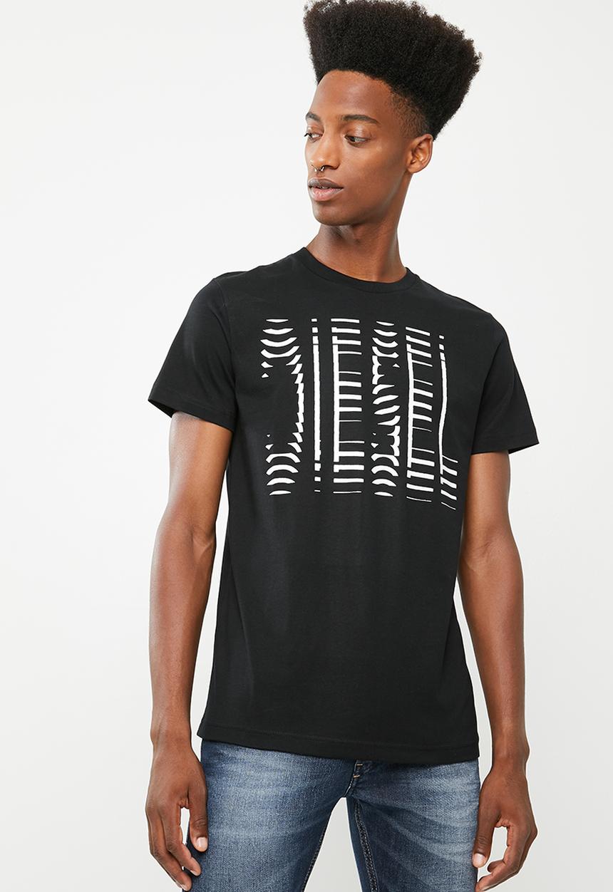 Diesel  - T- Diego crew short sleeve T-shirt - black