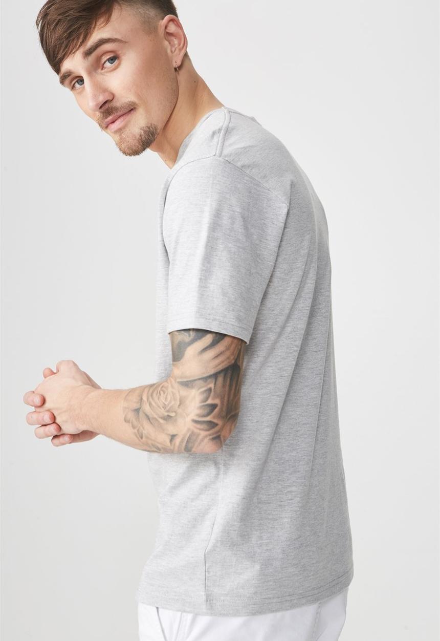 Cotton On - Tbar short sleeve tee  - grey