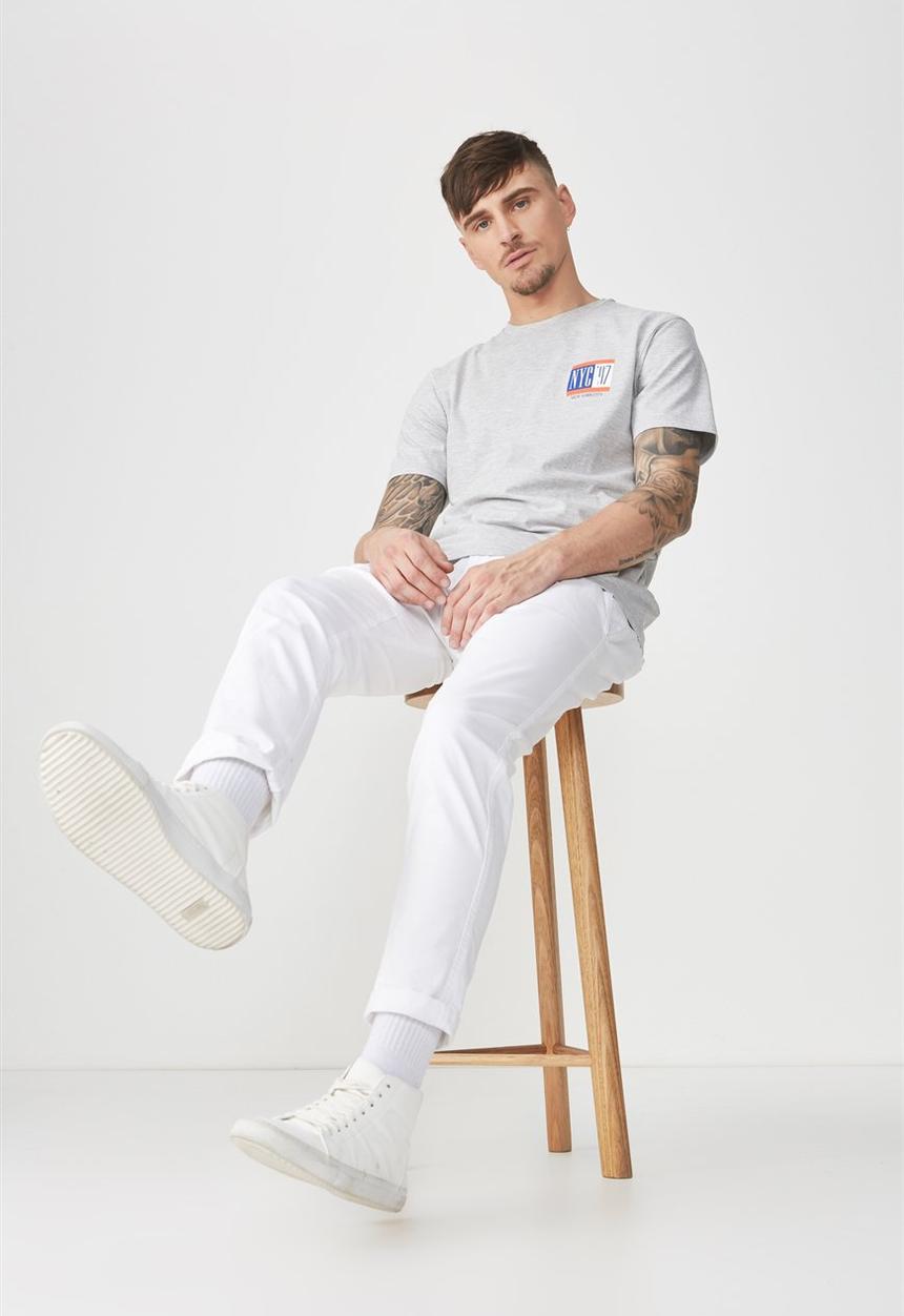 Cotton On - Tbar short sleeve tee  - grey