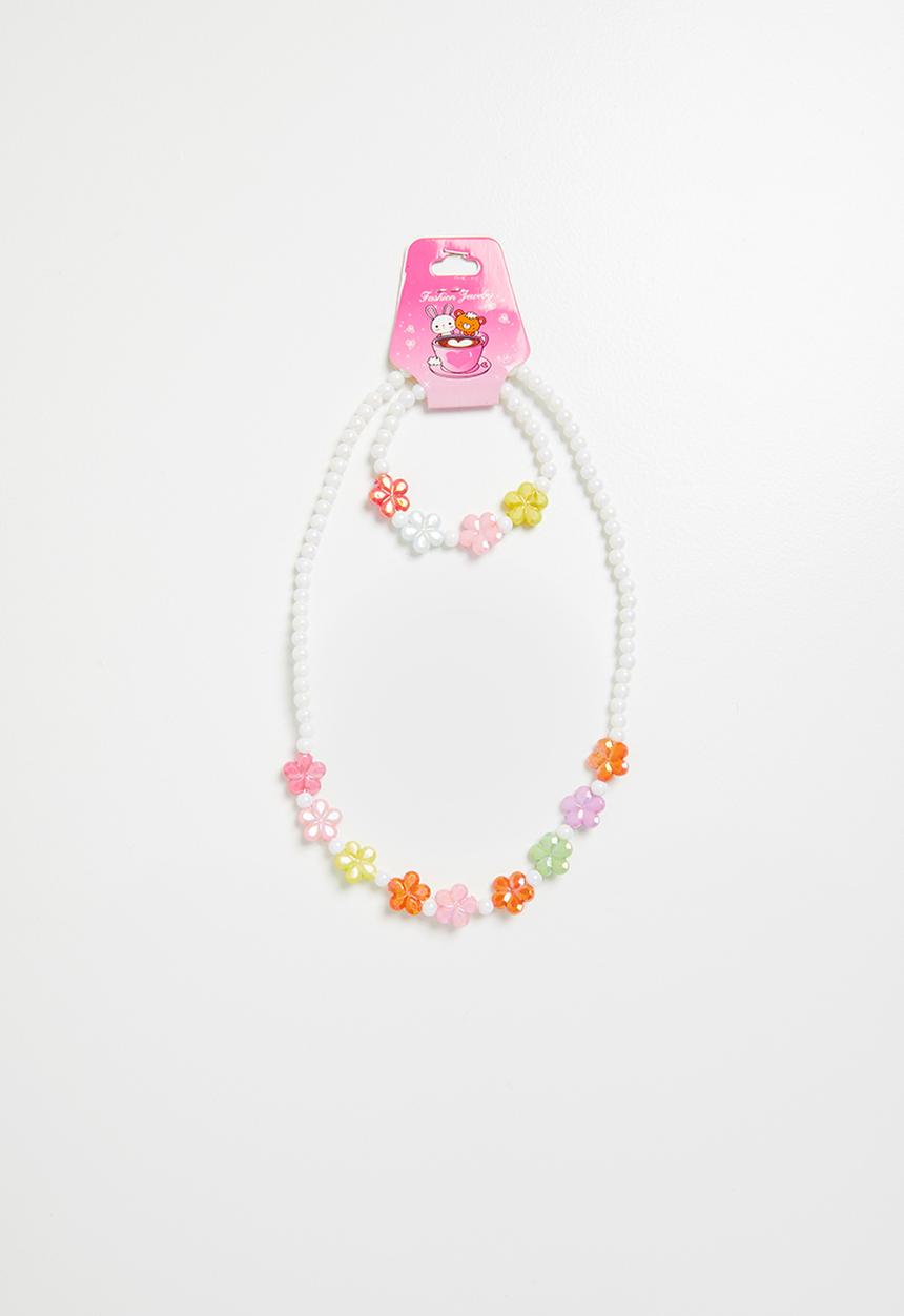 Pop Candy - Necklace and bracelet set 1 - multi