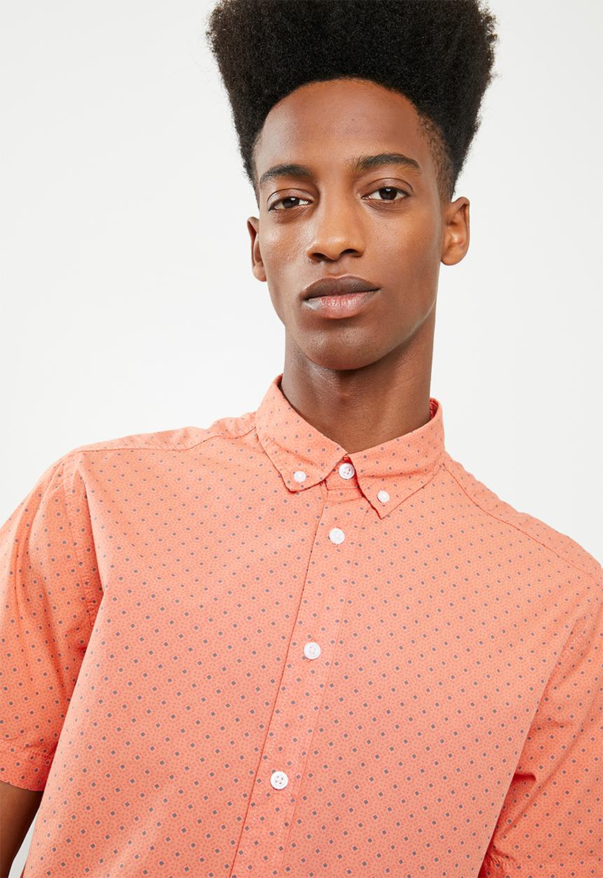 Superbalist - Statement short sleeve shirt - orange