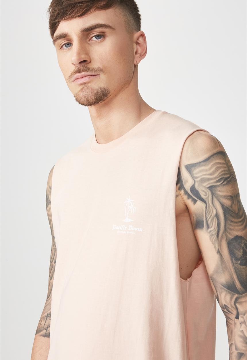 Cotton On - Tbar muscle tank - pink