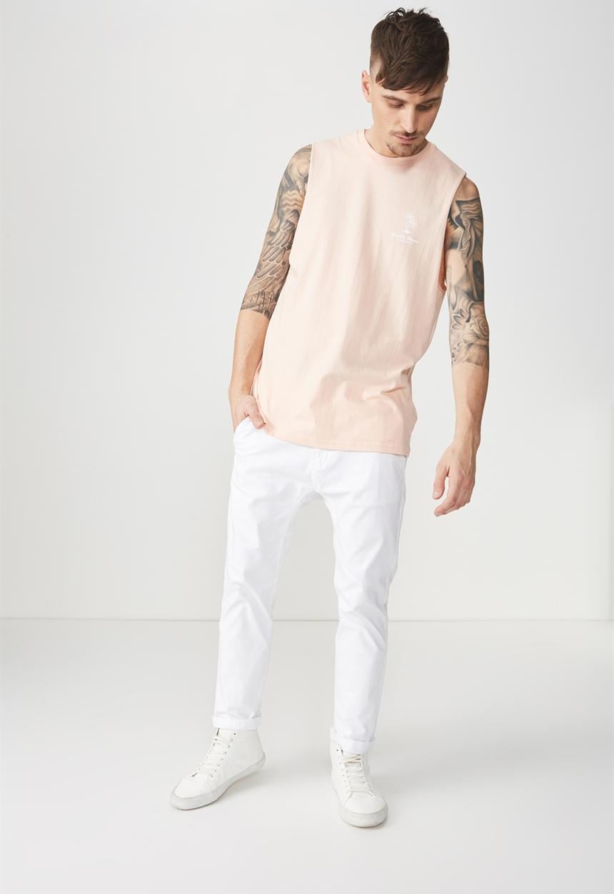 Cotton On - Tbar muscle tank - pink