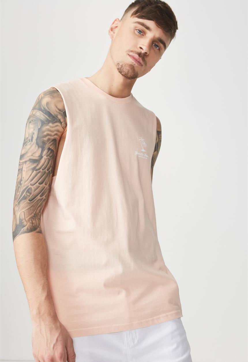Cotton On - Tbar muscle tank - pink