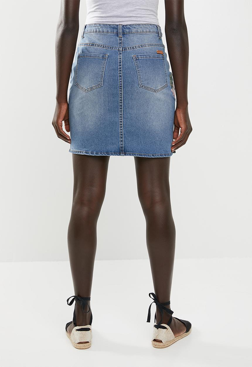 JEEP - Denim skirt - blue