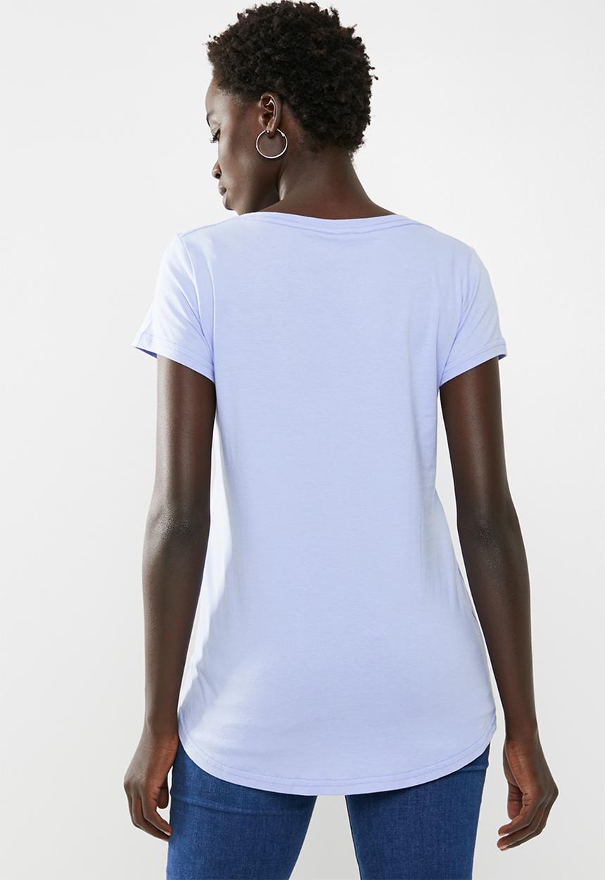 JEEP - Scoop neck tee - blue