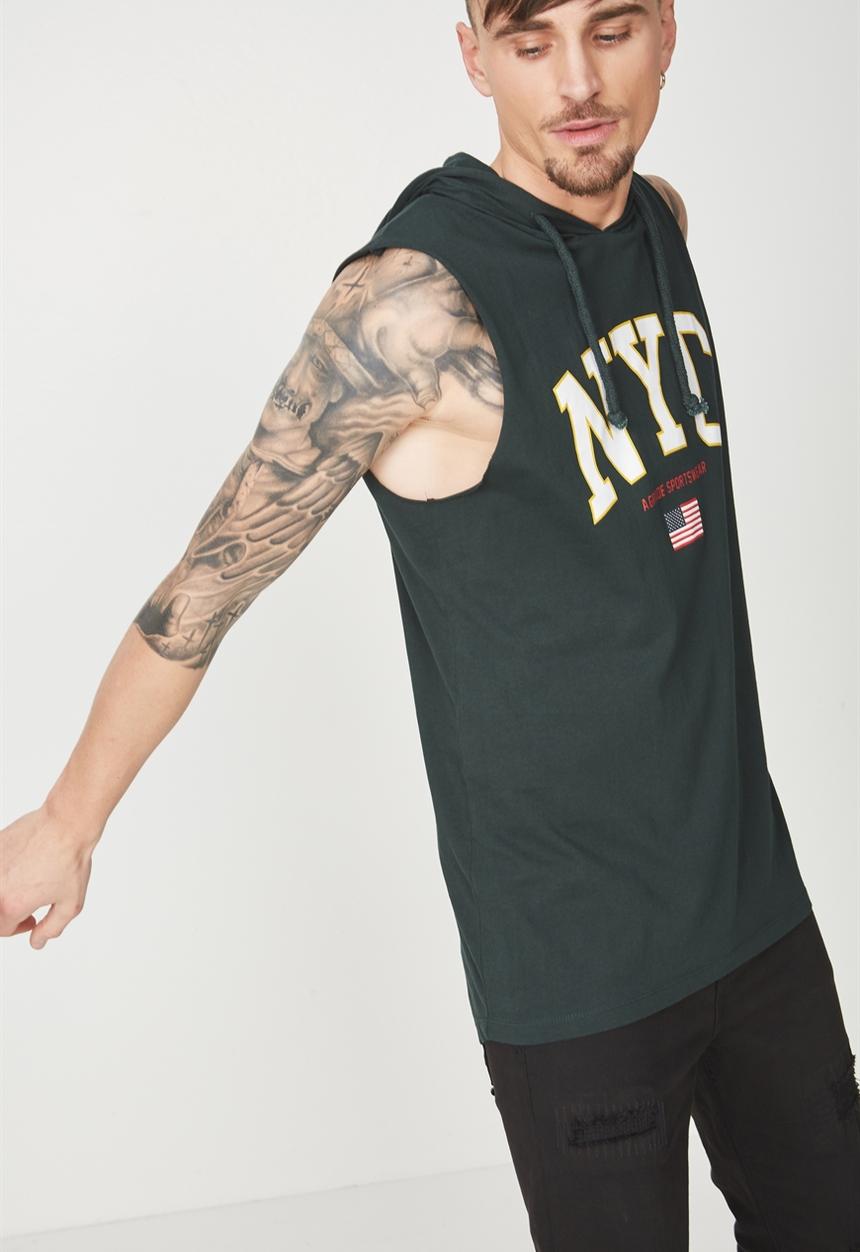 Cotton On - Hustle muscle tank - green