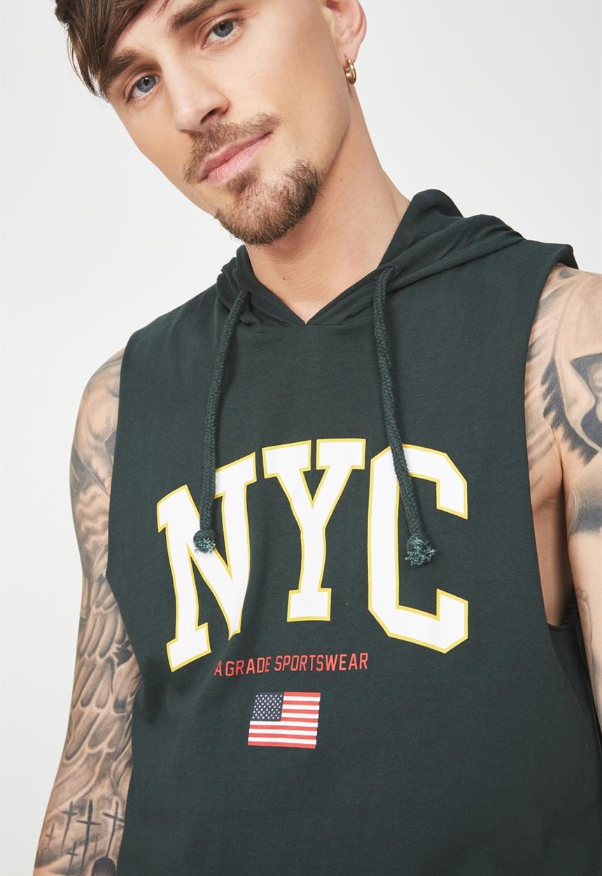 Cotton On - Hustle muscle tank - green