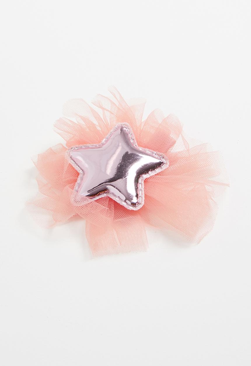 Pop Candy - Star detail hairclip - pink