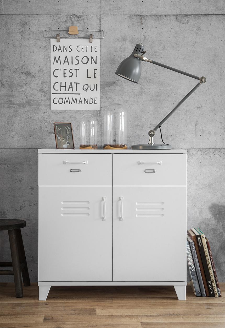 HMS Home - Factory cabinet - white