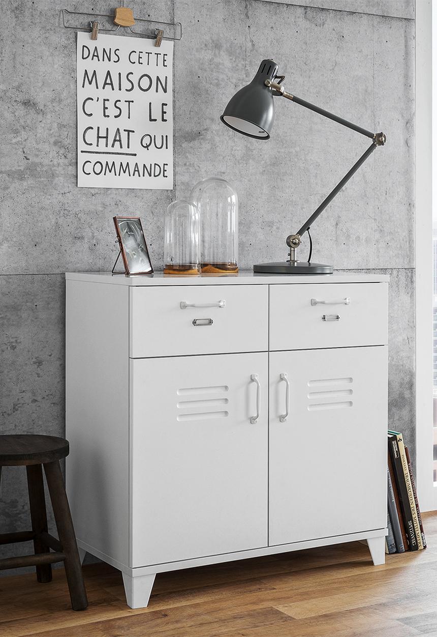 HMS Home - Factory cabinet - white