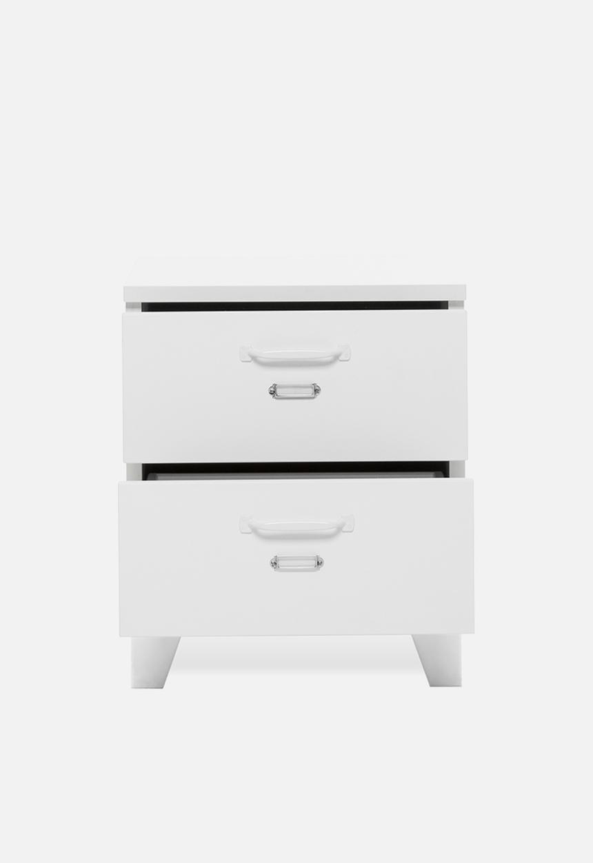 HMS Home - Factory bedside cabinet - white