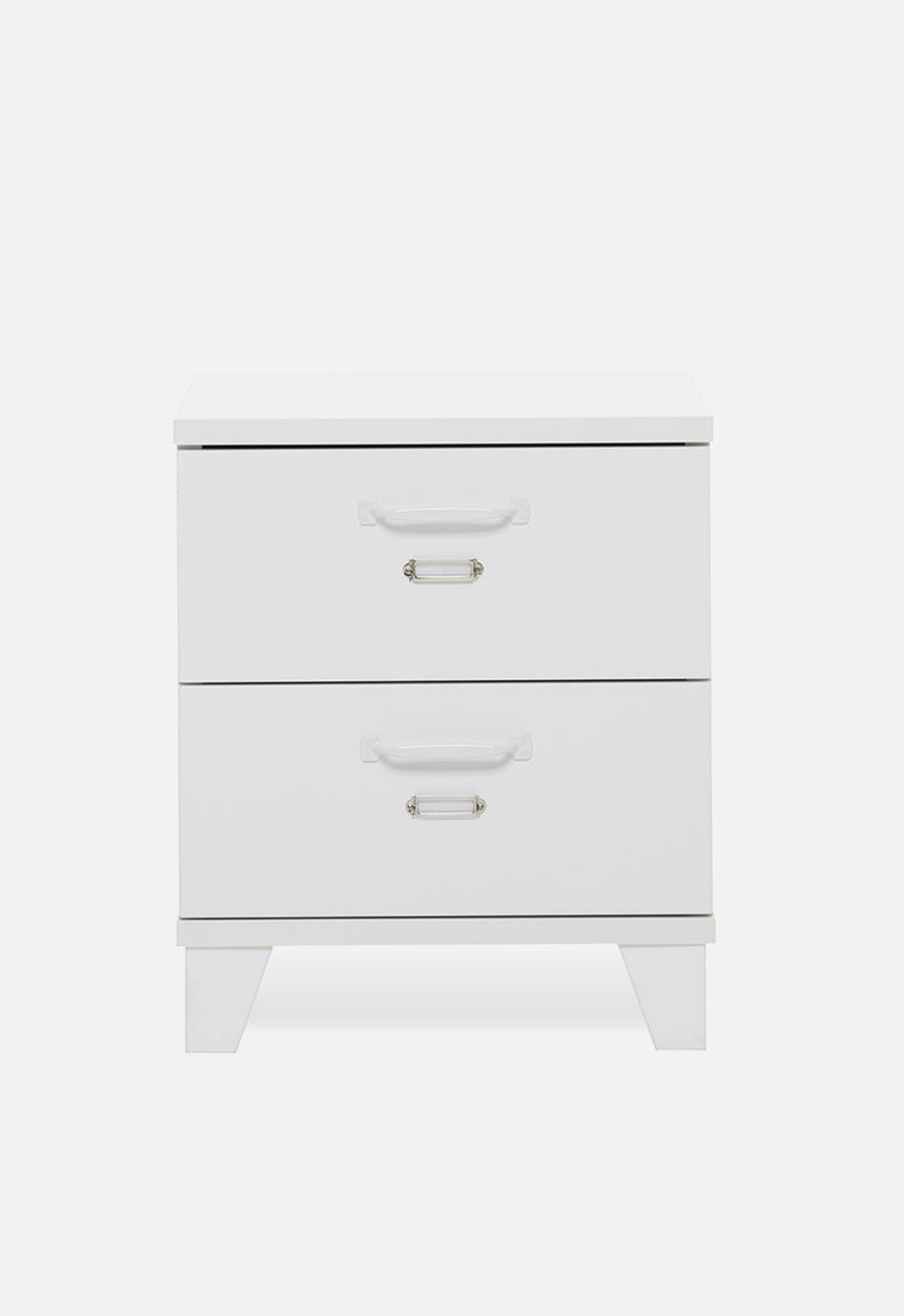 HMS Home - Factory bedside cabinet - white