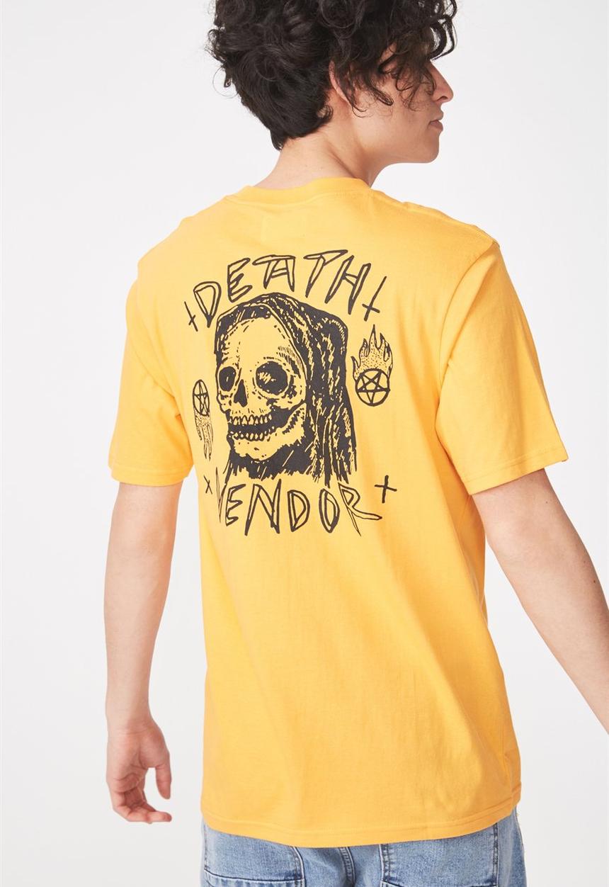 Cotton On - Tbar short sleeve tee  - orange