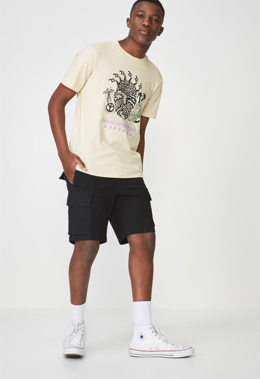 Cotton On - Tbar short sleeve tee - yellow