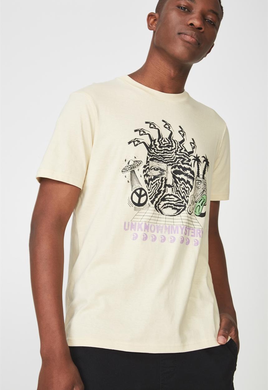 Cotton On - Tbar short sleeve tee - yellow