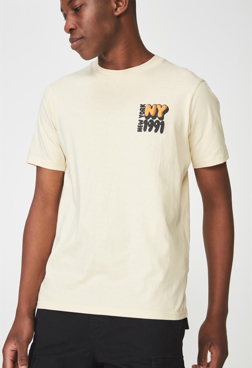 Cotton On - Tbar short sleeve tee - yellow