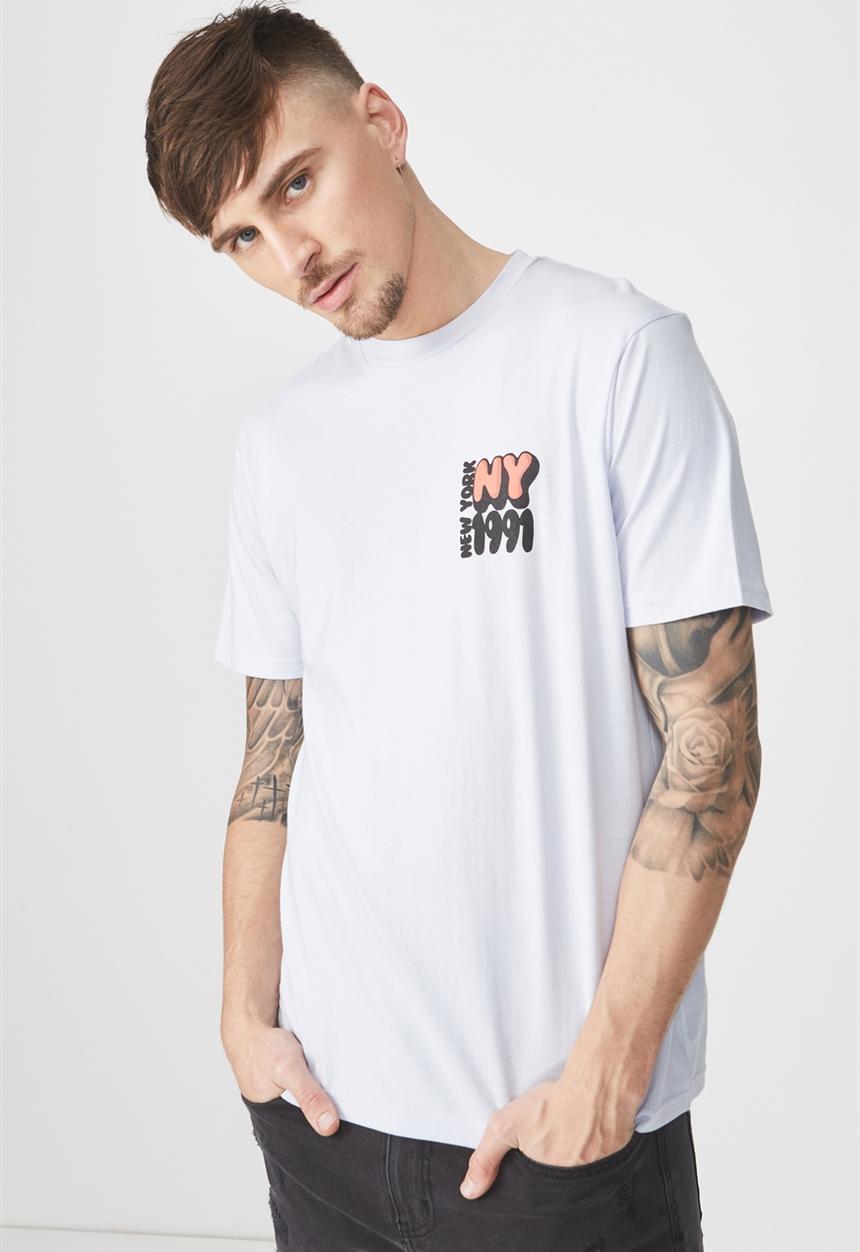 Cotton On - Tbar short sleeve tee - white