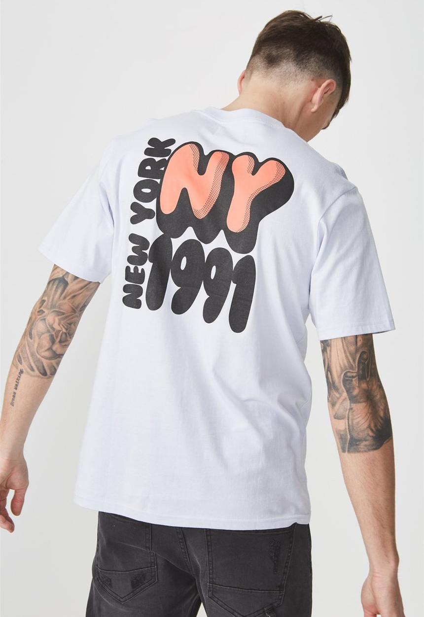 Cotton On - Tbar short sleeve tee - white