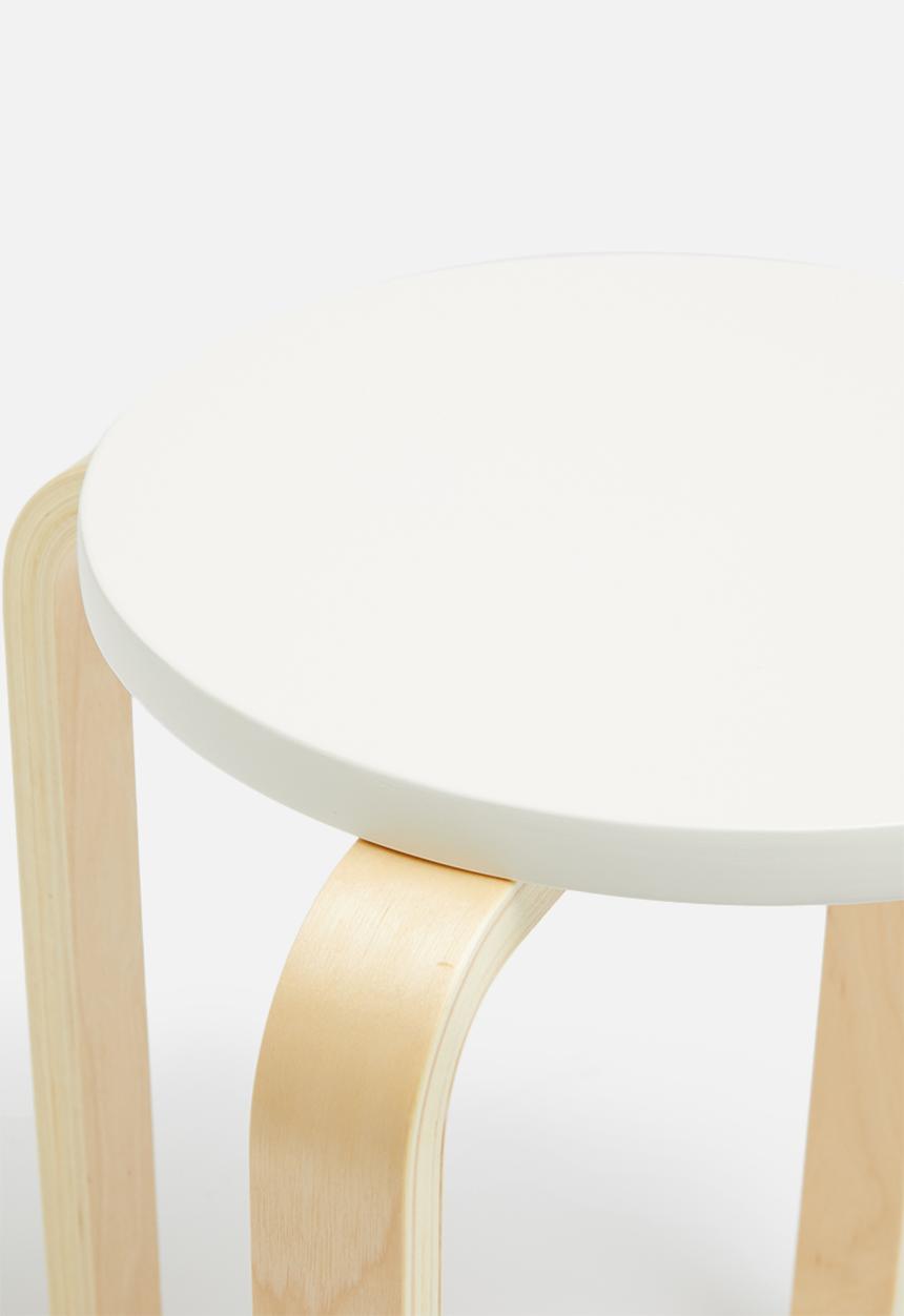 Sixth Floor - Emba stool - natural & white