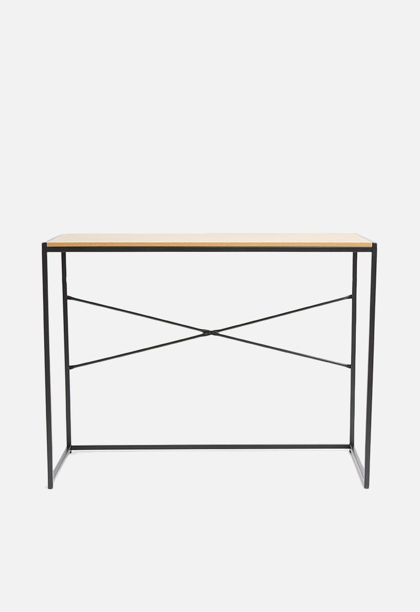 Sixth Floor - Seaford desk - natural/black