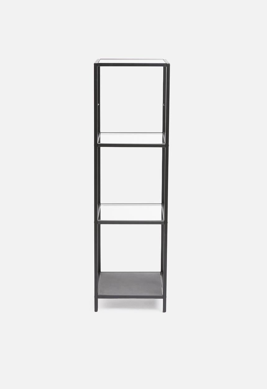 Sixth Floor - Seaford wall unit tall - black