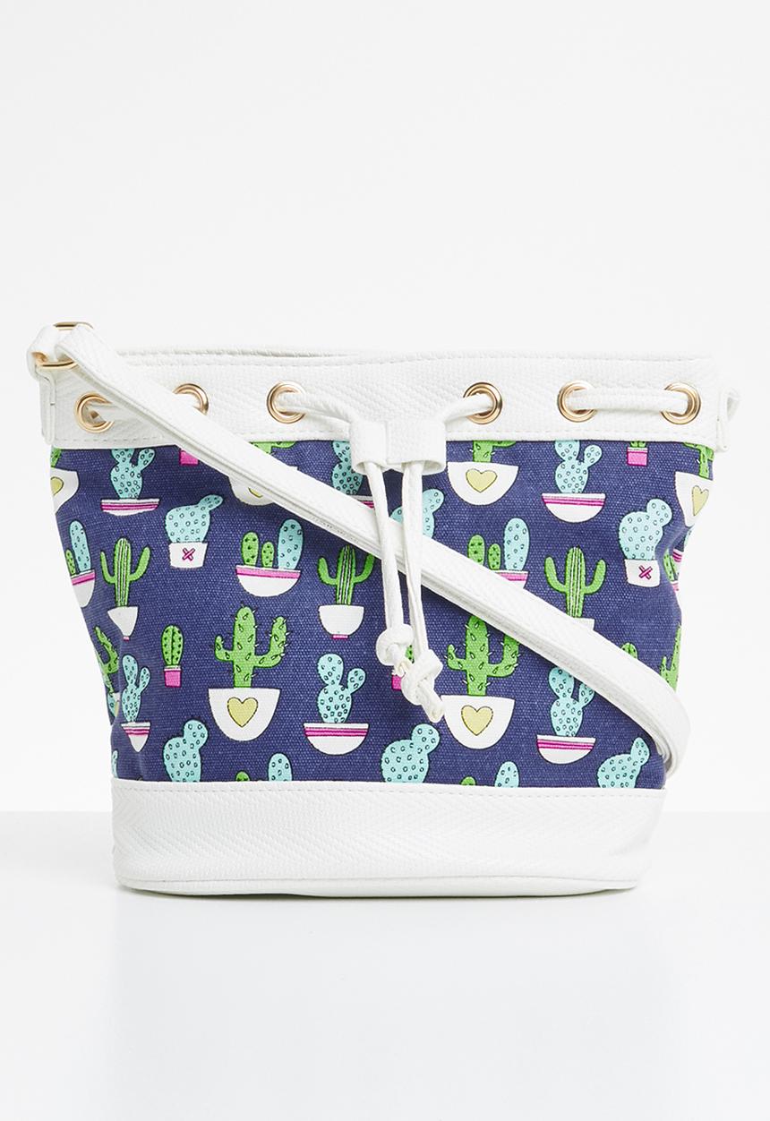 Pop Candy - Cactus bucket sling bag - multi