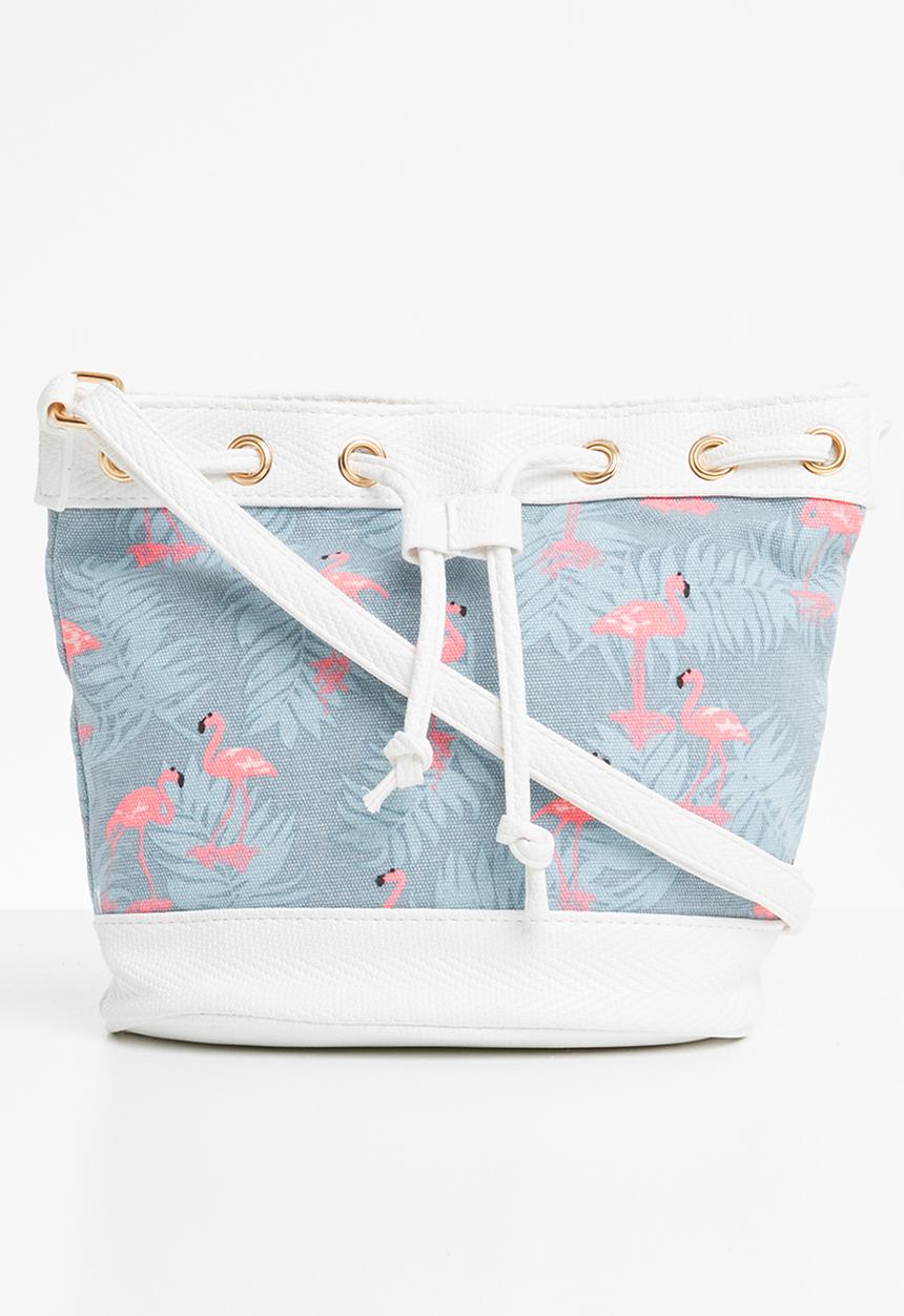 Pop Candy - Flamingo bucket sling bag - multi