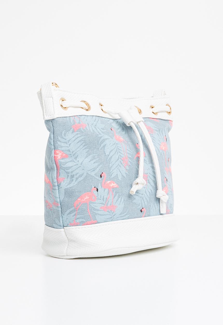Pop Candy - Flamingo bucket sling bag - multi