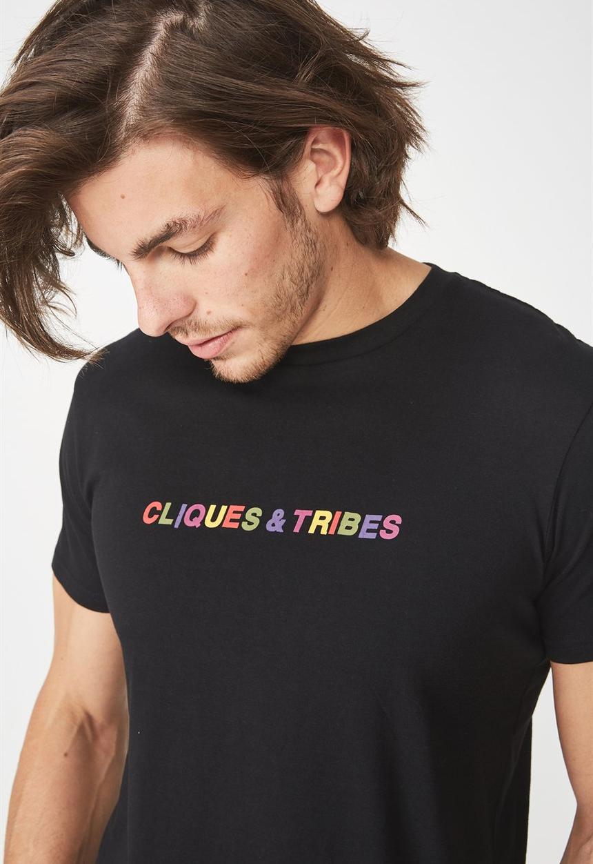 Cotton On - Tbar tee - black