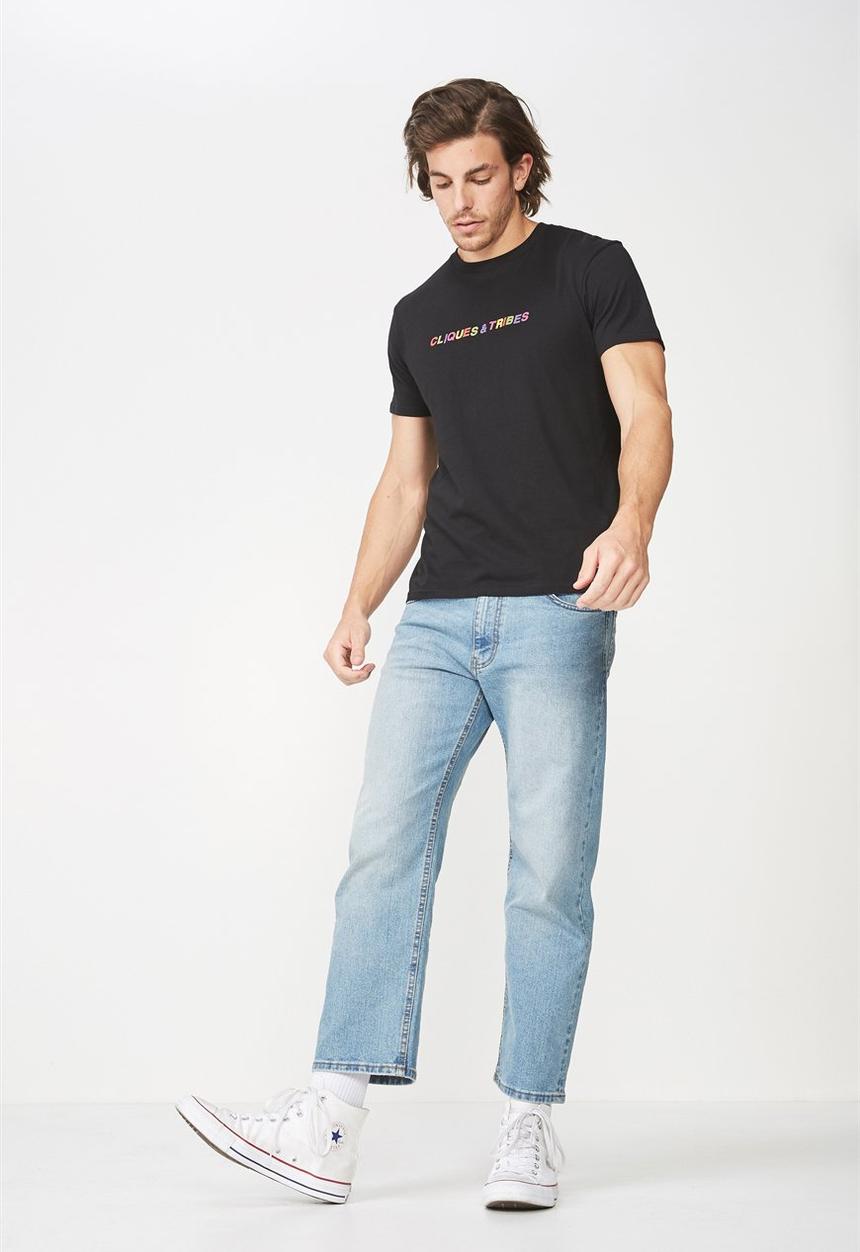 Cotton On - Tbar tee - black