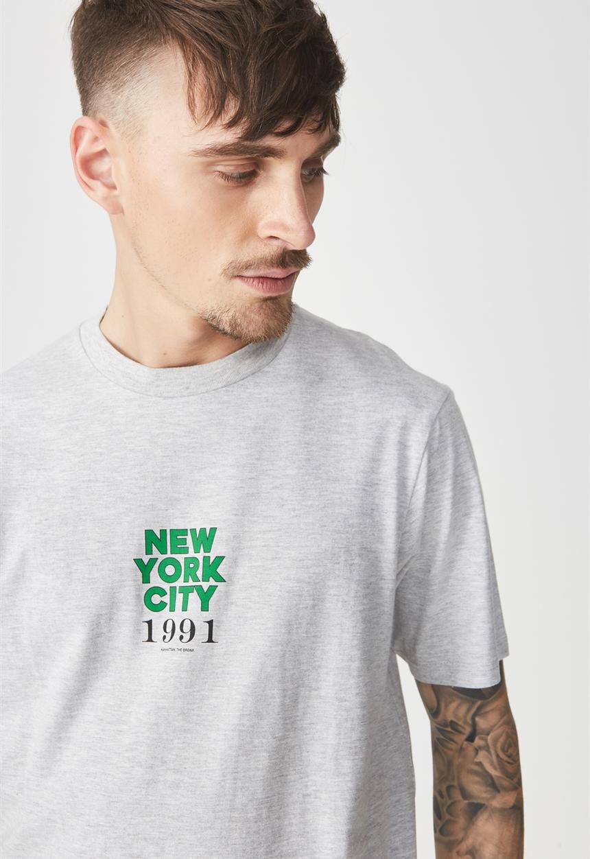 Cotton On - Tbar short sleeve tee - grey
