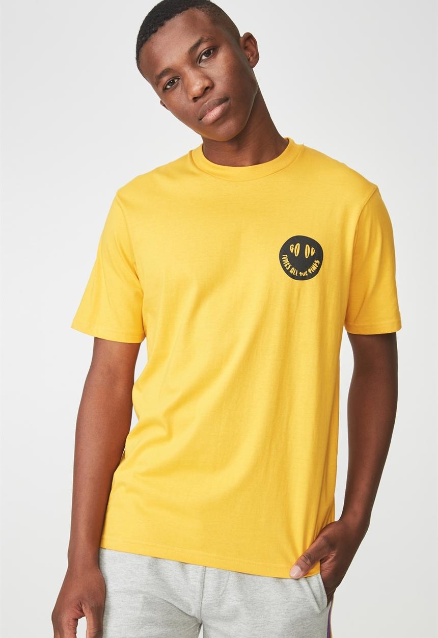 Cotton On - Tbar short sleeve tee - gold