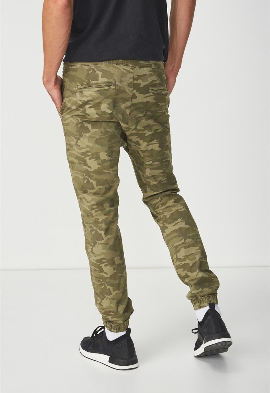 Cotton On - Drake cuffed pant - khaki