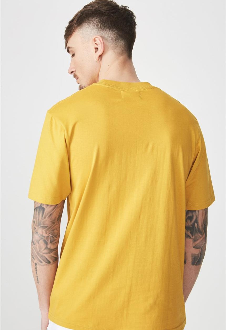 Cotton On - Tbar short sleeve tee  - gold